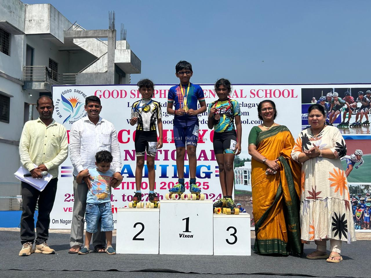 ರಾಷ್ಟ್ರ ಮಟ್ಟದ ಸ್ಕೇಟಿಂಗ್ ಸ್ಪರ್ಧೆಯಲ್ಲಿ ಐಶಾನಿ ಸಂತೋಷ್ ಗೆ ರಜತ ಪದಕ.