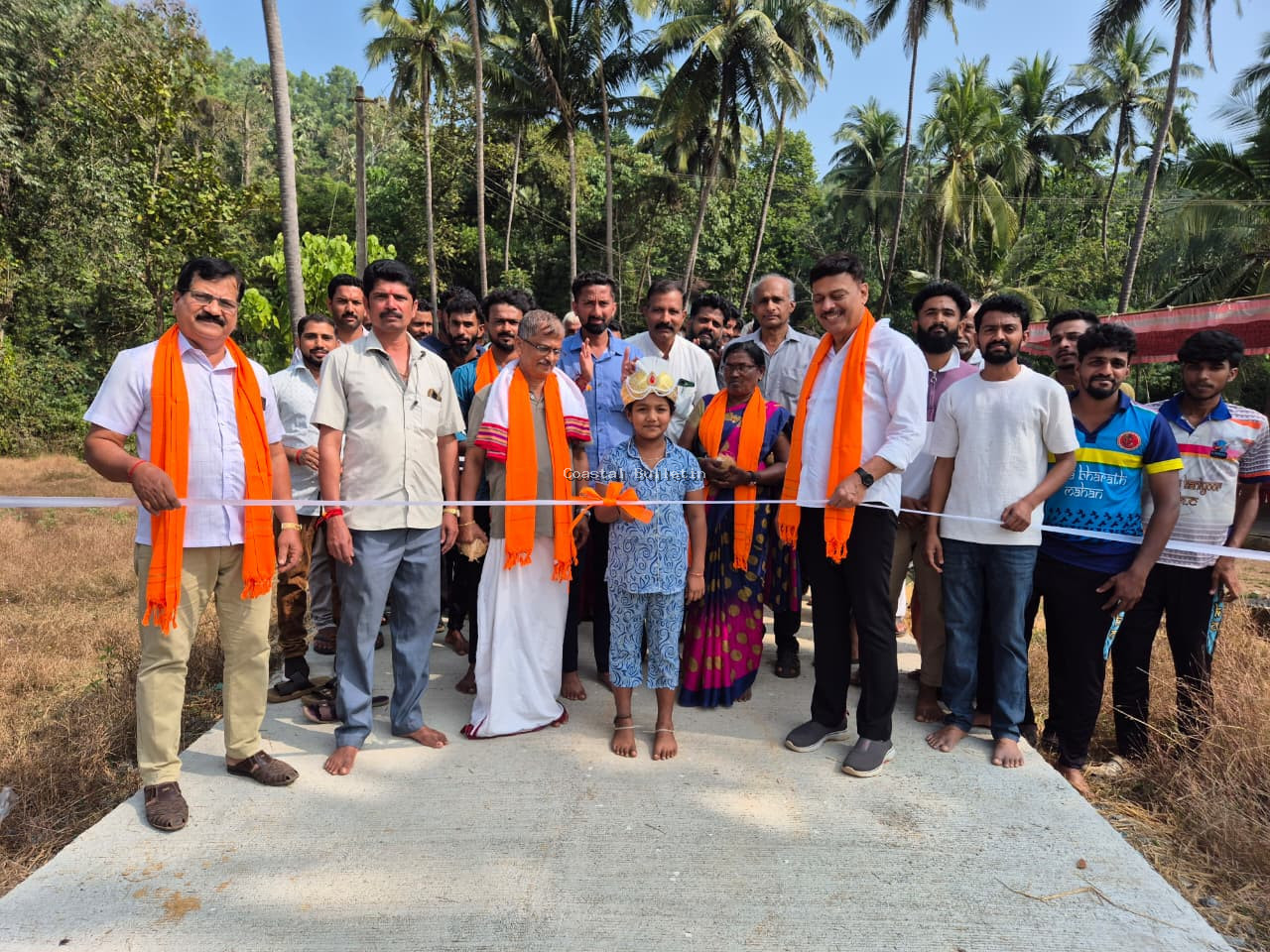 ಅಮ್ಮುಂಜೆ: ನೂತನವಾಗಿ ನಿರ್ಮಾಣಗೊಂಡ ಬಾರಿಂಜೆ- ಕಾಣಿಯೂರು ರಸ್ತೆ ಉದ್ಘಾಟನೆ.
