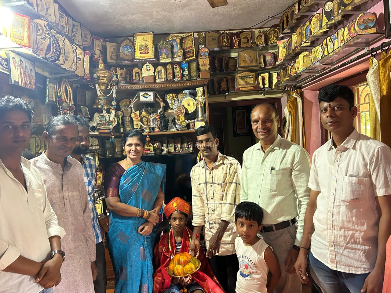 ವಿಟ್ಲ :ಬಹುಮುಖ ಪ್ರತಿಭೆಯ ರಿಶಿತ್ ರಾಜ್ ಗೆ ಗೌರವ ಸನ್ಮಾನ.
