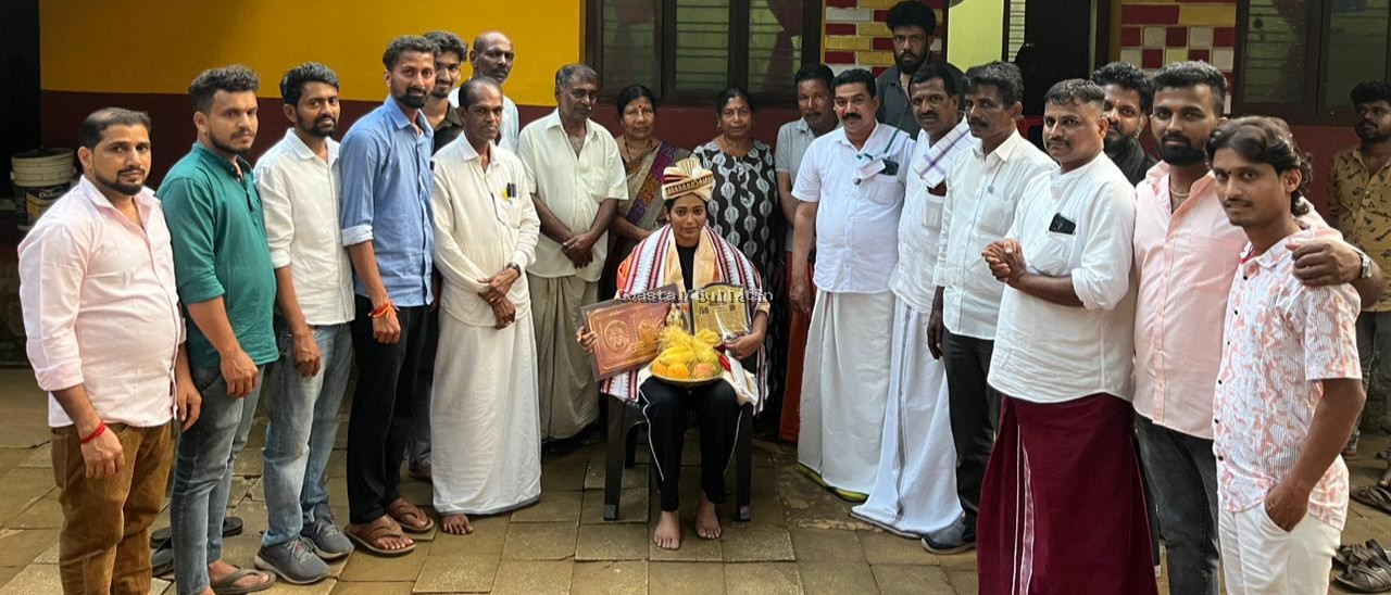 ಅಮ್ಮುಂಜೆ: ಭಾರತೀಯ ಗಡಿ ಭದ್ರತಾ ಪಡೆಗೆ ಆಯ್ಕೆಯಾದ ಕು ನಿಶ್ಮಿತಾ ರಿಗೆ ಅಭಿನಂದನೆ.