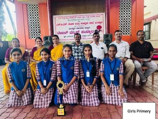 ಬಂಟ್ವಾಳ :ತಾಲೂಕು ಮಟ್ಟದ ಟೇಬಲ್ ಟೆನ್ನಿಸ್  ಎಸ್.ವಿ.ಎಸ್ ದೇವಳ ಆಂಗ್ಲ ಮಾಧ್ಯಮ ಶಾಲೆ  ಪ್ರಥಮ ಸ್ಥಾನ.
