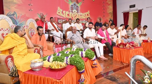 ಕುಲಶೇಖರ :ಶ್ರೀ ವೀರನಾರಾಯಣ ದೇವಸ್ಥಾನದ ದೃಢಕಲಶಾಭಿಷೇಕ.        ದೇವಸ್ಥಾನಗಳು ಅಂತರಂಗವನ್ನು ಗಟ್ಟಿಗೊಳಿಸುವ ಆಧ್ಯಾತ್ಮಿಕದ ಜಿಮ್ಮಾ  ಸೆಂಟರ್  ಆಗಬೇಕು:  ಶ್ರೀ ಈಶವಿಠಲದಾಸ ಸ್ವಾಮೀಜಿ
