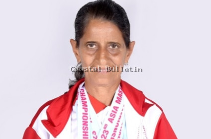 ಏಷ್ಯನ್ ಮಾಸ್ಟರ್ಸ್ ಅಥ್ಲೆಟಿಕ್ಸ್ ನಲ್ಲಿ ನಾಲ್ಕು ಪದಕ ಗೆದ್ದು ಸಾಧನೆಗೈದ ಬಂಟ್ವಾಳದ ಗ್ಲೇಡಿಸ್ ಪಾಯಸ್