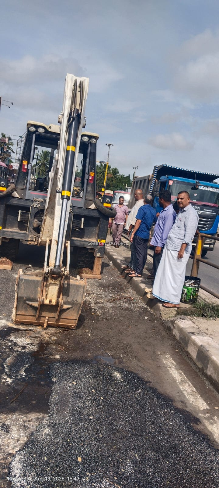 ಫರಂಗಿಪೇಟೆ :ಅಪಾಯಕಾರಿ ಹೊಂಡಗಳಿಂದ ಮುಕ್ತಿ.