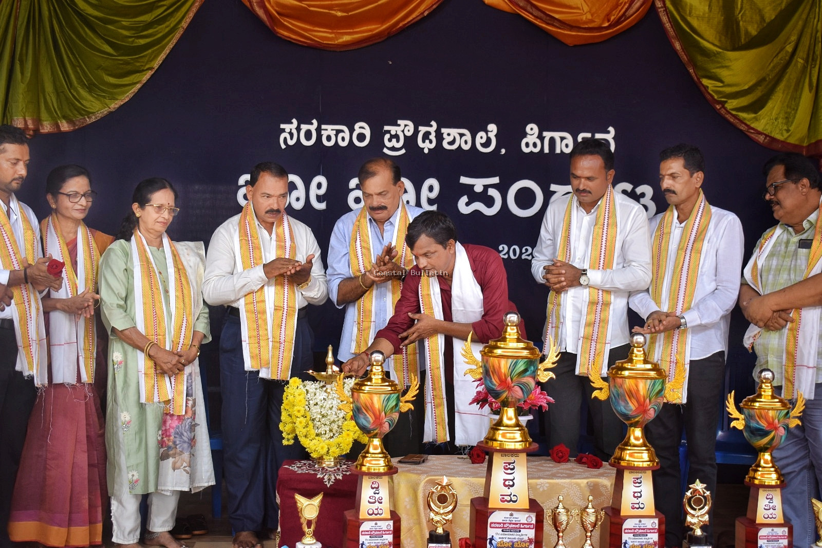 ಹಿರ್ಗಾನ: ವಿದ್ಯಾರ್ಥಿಗಳ ಕ್ರೀಡಾ ಕೌಶಲಕ್ಕೆ ವೇದಿಕೆಯಾದ ಖೋ-ಖೋ ಪಂದ್ಯಾಟ