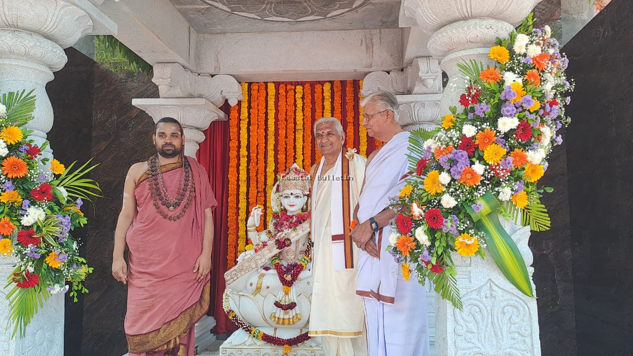 ಕಲ್ಲಡ್ಕ :ಶ್ರೀರಾಮ ವಿದ್ಯಾಕೇಂದ್ರದಲ್ಲಿ ಸರಸ್ವತಿ ಮಂಟಪ ಲೋಕಾರ್ಪಣೆ.  ಧರ್ಮಾಚರಣೆಯಿಂದ ಪ್ರಪಂಚಕ್ಕೆ ಶ್ರೇಯಸ್ಸು: ಶೃಂಗೇರಿ ಶ್ರೀ.