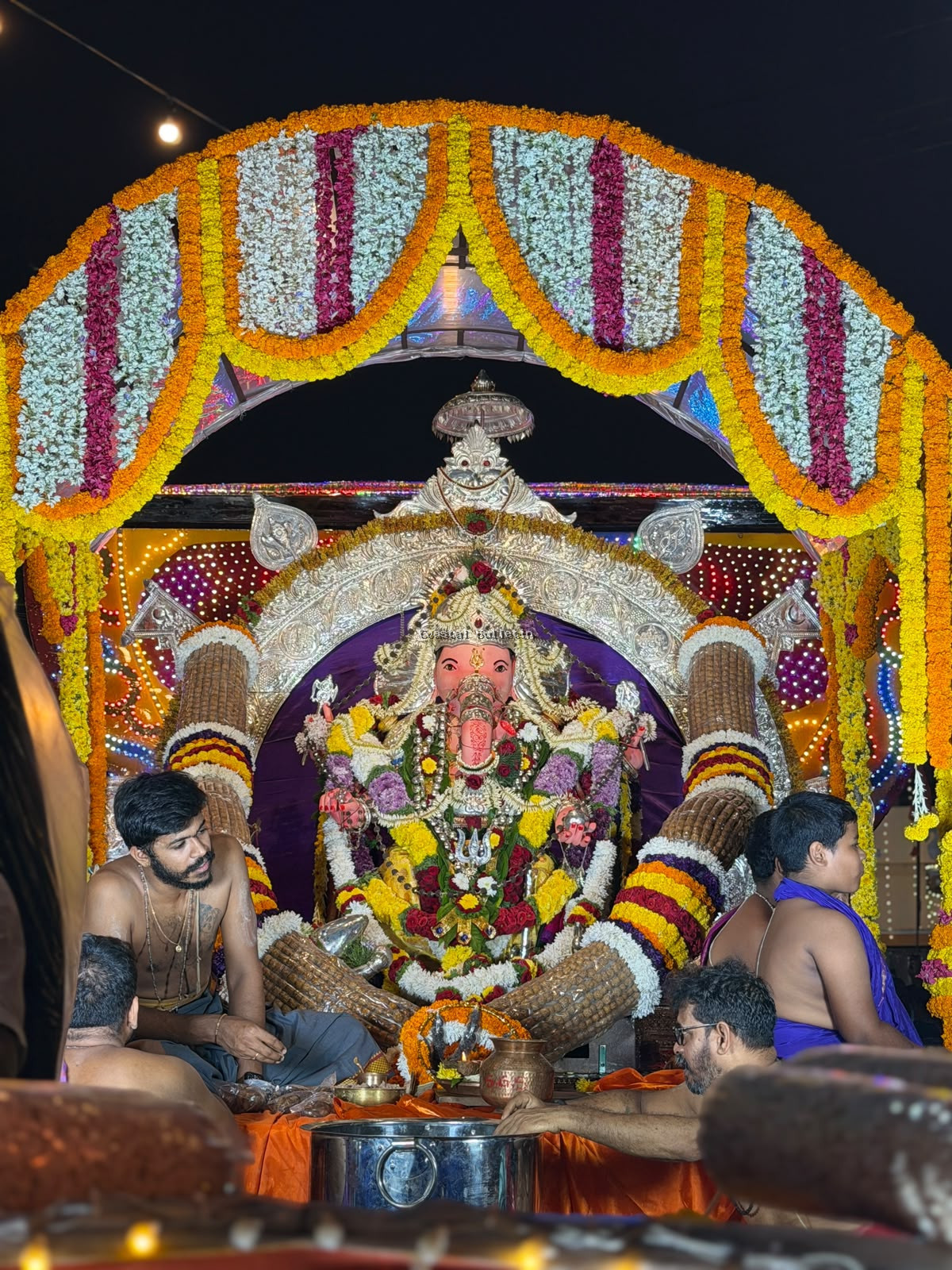 ಬಿ.ಸಿ.ರೋಡ್: ಶ್ರೀ ರಾಮ ಗೆಳೆಯರ ಬಳಗದಿಂದ ಗಣಪತಿಗೆ ಬೃಹತ್ ಶೇಂಗಾ ಚಿಕ್ಕಿ ಹಾರ ಸಮರ್ಪಣೆ