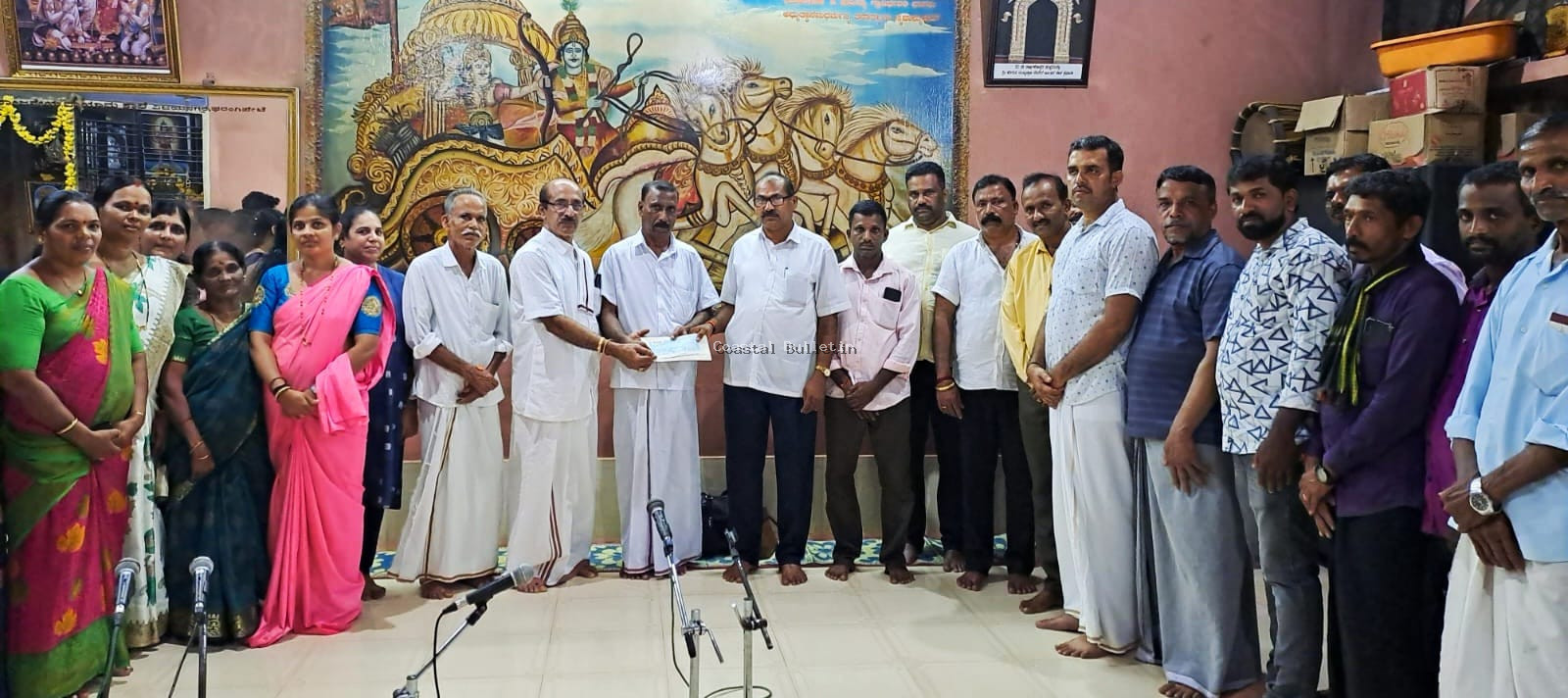 ಪರಂಗಿಪೇಟೆ: ಶ್ರೀ ಆಂಜನೇಯ ದೇವಸ್ಥಾನಕ್ಕೆ ಶ್ರೀಕ್ಷೇತ್ರ ಧರ್ಮಸ್ಥಳದಿಂದ  ಸಹಾಯಧನದ ಚೆಕ್ ಹಸ್ತಾಂತರ