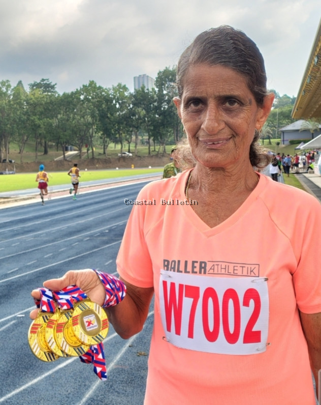ಬಂಟ್ವಾಳ :ಅಂತಾರಾಷ್ಟ್ರೀಯ ಮುಕ್ತ ಹಿರಿಯರ ಕ್ರೀಡಾಕೂಟದಲ್ಲಿ ಗ್ಲೇಡಿಸ್ ಪಾಯ್ಸ್ ರಿಗೆ ಪ್ರಶಸ್ತಿ.
