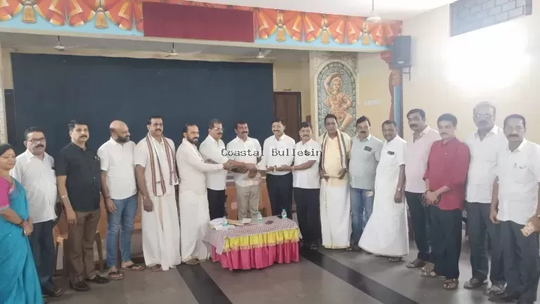 ಬಿ ಸಿ ರೋಡ್ : ಕಾಪು ಶ್ರೀ ಹೊಸ ಮಾರಿಗುಡಿ ದೇವಸ್ಥಾನದಲ್ಲಿ ನಡೆಯುವ ನವದುರ್ಗಾ ಲೇಖನ ಯಜ್ಞದ ಮಾಹಿತಿ ಸಭೆ.