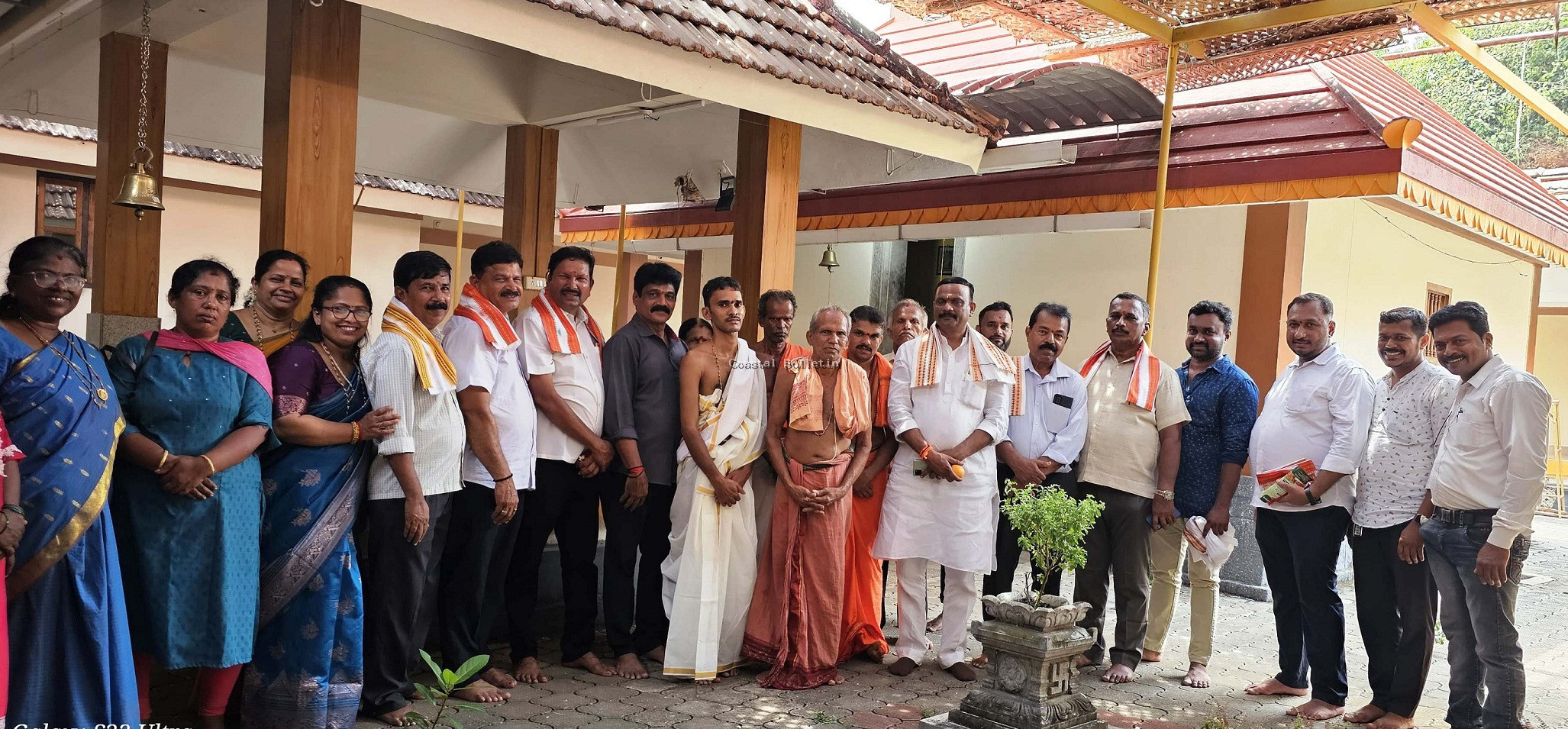 ಪಿಲಿಂಗಾಲು: ಶ್ರೀ ಗಾಯತ್ರೀ ದೇವಿ ದೇವಸ್ಥಾನದಲ್ಲಿ  ಅಭಿಷೇಕ್ ಗಾಣಿಗ ಇವರಿಗೆ 'ಬ್ರಹ್ಮೋಪದೇಶ. 