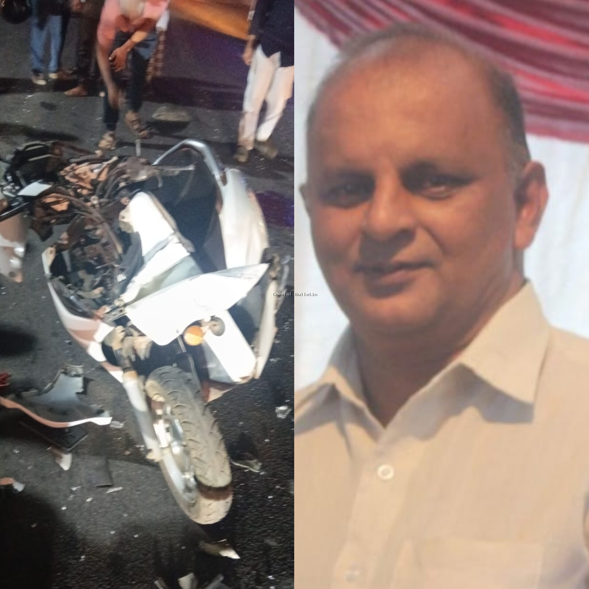 ರಾಮಲ್ ಕಟ್ಟೆ: ಹಿಟ್ ಅಂಡ್ ರನ್ ಕೇಸ್,  ಸ್ಕೂಟರ್&zwnj; ಸವಾರನ ಸಾವು.