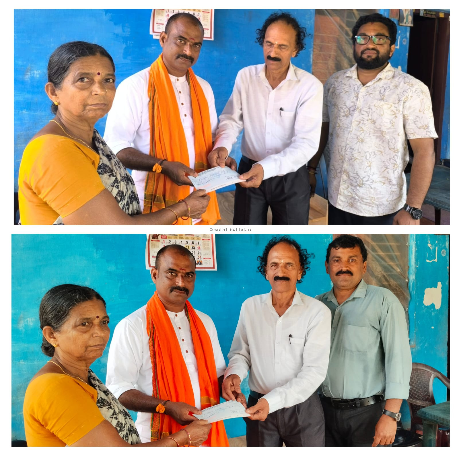 ತೂಮಿನಾಡು: ಕುಲಾಲ ಸಂಘದ ನೇತೃತ್ವದ "ನೊಂದ ಜೀವಕ್ಕೊಂದು ಆಸರೆ" ಸಹಾಯಹಸ್ತ ಹಸ್ತಾಂತರ.