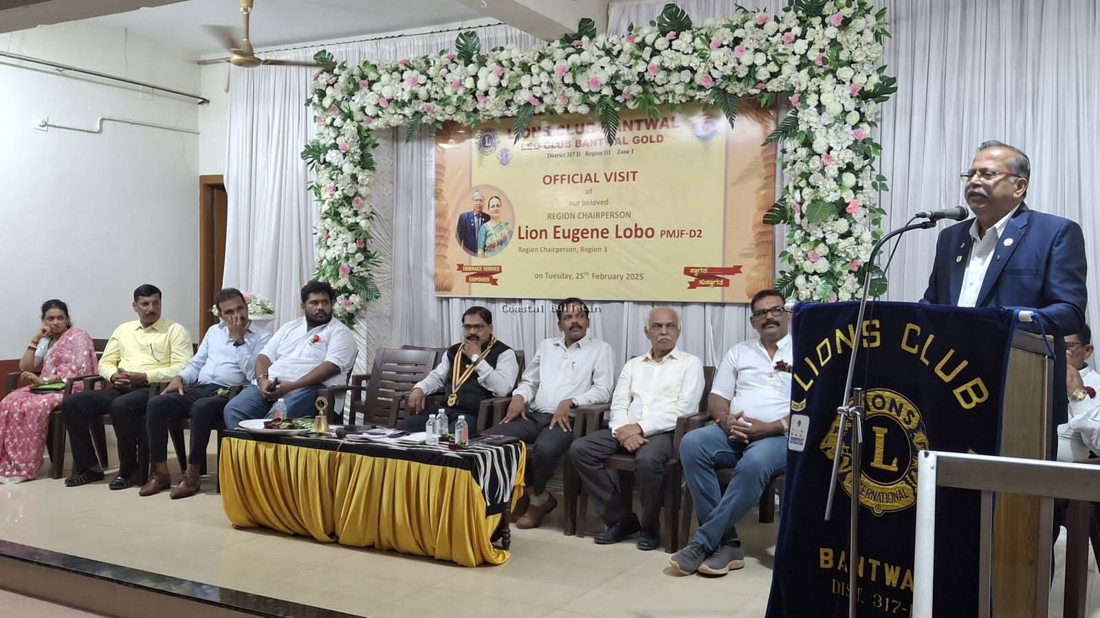 ಬಂಟ್ವಾಳ:ಲಯನ್ಸ್ ಕ್ಲಬ್ ಗೆ ಪ್ರಾಂತ್ಯಾದ್ಯಕ್ಷ ಲಯನ್ ಯೂಜಿನ್ ಲೋಬೋ ಅಧಿಕೃತ ಭೇಟಿ.
