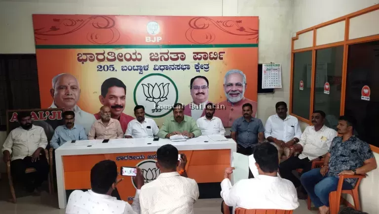 ಬಿಜೆಪಿ  ಹೊಂದಾಣಿಕೆ ಮಾಡಿಕೊಂಡಿಲ್ಲ ರೈ ಆರೋಪ ಸತ್ಯಕ್ಕೆ ದೂರ : ಬಂಟ್ವಾಳ ಬಿಜೆಪಿ.