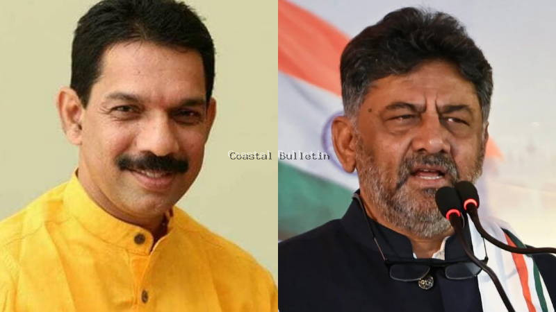 ಕಟೀಲ್&zwnj;ಗೆ ಮತ್ತೆ ರಾಜಕೀಯ ಸ್ಥಾನಮಾನ ಸಿಗಲಿ: ಮಧೂರು ದೇವಸ್ಥಾನದಲ್ಲಿ ಡಿಕೆಶಿ ಪ್ರಾರ್ಥನೆ