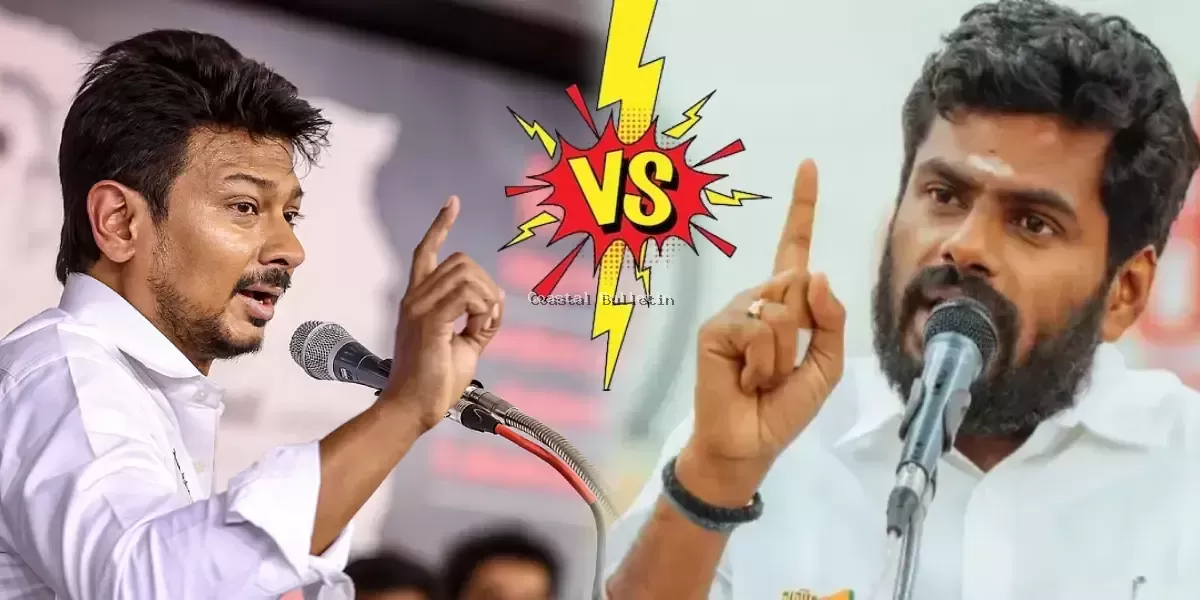 ನಿಮಗೆ ತಾಕತ್ತಿದ್ದರೆ ಮೋದಿಗೆ ಹೇಳಿ; ಹಿಂದಿ ವಿವಾದದ ಬಗ್ಗೆ ಉದಯನಿಧಿ ಸ್ಟಾಲಿನ್&zwnj;ಗೆ ಅಣ್ಣಾಮಲೈ ನೇರ ಸವಾಲು