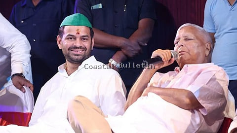 ಮಹಿಳೆಯೊಂದಿಗಿನ ಸಂಬಂಧ ಬಯಲು: ಹಿರಿಯ ಮಗ ತೇಜ್ ಪ್ರತಾಪ್ ನನ್ನು ಪಕ್ಷ ಮತ್ತು ಕುಟುಂಬದಿಂದ ಹೊರಹಾಕಿದ RJD ಮುಖ್ಯಸ್ಥ ಲಾಲು ಪ್ರಸಾದ್ ಯಾದವ್!