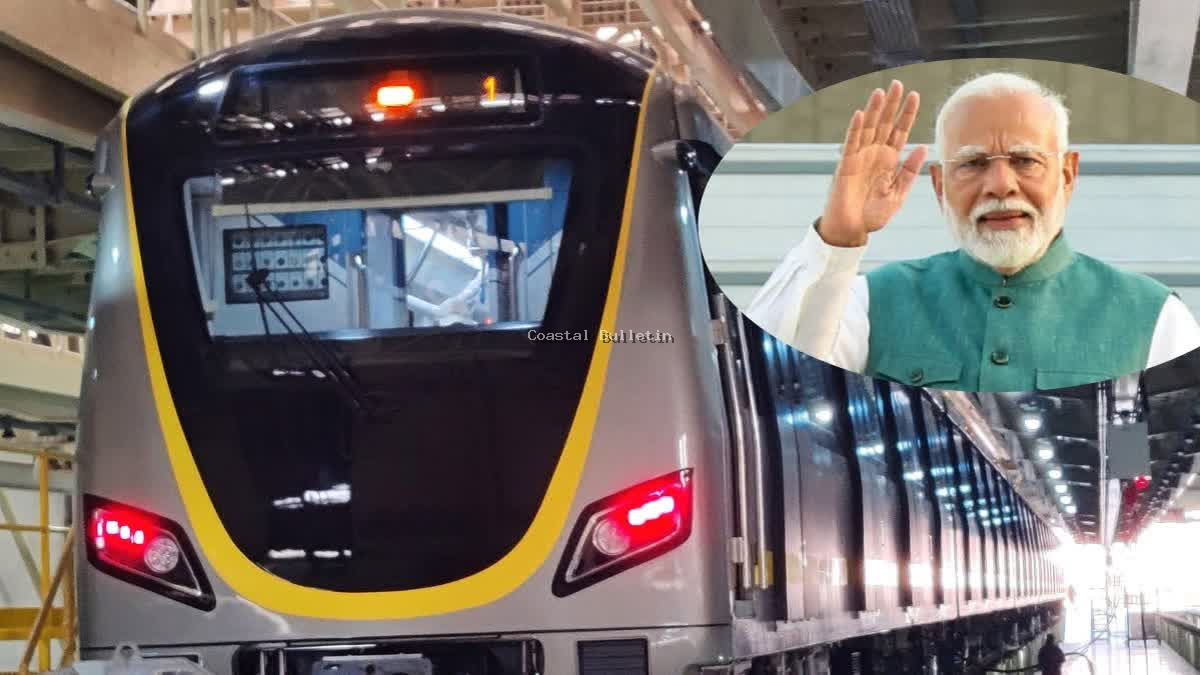 ಸಿಲಿಕಾನ್ ಸಿಟಿ ಜನರ ಬಹುನಿರೀಕ್ಷಿತ ಮೆಟ್ರೋ ಹಳದಿ ಮಾರ್ಗಕ್ಕೆ ಪ್ರಧಾನಿ ನರೇಂದ್ರ ಮೋದಿ ಚಾಲನೆ