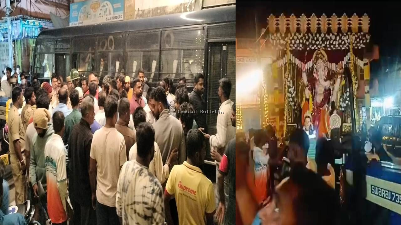 ಮುಸ್ಲಿಂ ಕೋಮುವಾದಿಗಳಿಂದ ಗಣೇಶ ಮೆರವಣಿಗೆ ವೇಳೆ ಕಲ್ಲು ತೂರಾಟ,ತಲ್ವಾರ್ ದಾಳಿ; ನಾಗಮಂಗಲ ಉದ್ವಿಗ್ನ