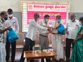 ಫರಂಗಿಪೇಟೆ :ಕ್ಷಯ ರೋಗಿಗಳಿಗೆ ದವಸಧಾನ್ಯದ&nbsp;&nbsp;ಕಿಟ್ ವಿತರಣೆ. ಸೇವಾಂಜಲಿಯ ಸೇವಾ ಕಾರ್ಯದಲ್ಲಿ ಕೈ ಜೋಡಿಸೋಣ: ಪ್ರದೀಪ್ ಕುಮಾರ್ ಕಲ್ಕೂರ