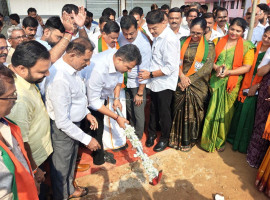 ಬಿ.ಸಿ.ರೋಡು: ಗಾಣದಪಡ್ಪು ಚತುಷ್ಪತ ರಸ್ತೆ ವಿಸ್ತರಣೆ ಕಾಮಗಾರಿಗೆ ಚಾಲನೆ. ಶೀಘ್ರ ಬ್ರಹ್ಮರಕೂಟ್ಲು ಟೋಲ್ ಬಂದ್: ಕ್ಯಾಪ್ಟನ್ ಬ್ರಿಜೇಶ್ ಚೌಟ.