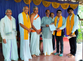 ಗೇರುಕಟ್ಟೆ: ಶ್ರೀ ಉಮಾಶಿವ ಕ್ಷೇತ್ರದ ಪುಷ್ಕರಿಣಿ ಅಭಿವೃದ್ಧಿಗೆ&nbsp;&nbsp;ಕರ್ಣಾಟಕ ಬ್ಯಾಂಕ್ ರೂ 20ಲಕ್ಷ ನೆರವು ಹಸ್ತಾಂತರ