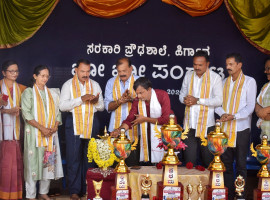 ಹಿರ್ಗಾನ: ವಿದ್ಯಾರ್ಥಿಗಳ ಕ್ರೀಡಾ ಕೌಶಲಕ್ಕೆ ವೇದಿಕೆಯಾದ ಖೋ-ಖೋ ಪಂದ್ಯಾಟ
