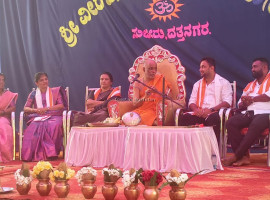 ಸುಜೀರು :ವೀರಹನುಮಾನ್ ಮಂದಿರದ 24ನೇ ವಾರ್ಷಿಕೋತ್ಸವ, ಧಾರ್ಮಿಕ ಸಭೆ.  ಹನುಮಂತ ನಾಯಕತ್ವ ಗುಣಕ್ಕೆ ಪ್ರತೀಕ: ಓಡಿಯೂರು ಶ್ರೀ.