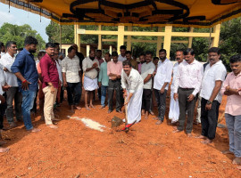 ಕಂಜತ್ತೂರು: ಕಳ್ಳಿಗೆ ಹಿಂದೂ ರುದ್ರಭೂಮಿ ಸಮಗ್ರ ಅಭಿವೃದ್ಧಿಗೆ ಗುದ್ದಲಿ ಪೂಜೆ.