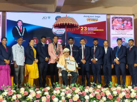 ಹಿರಿಯ ಪತ್ರಕರ್ತ ಹರೀಶ್ ಮಾಂಬಾಡಿ ಅವರಿಗೆ ಸಾಧನಾಶ್ರೀ ಪ್ರಶಸ್ತಿ ಪ್ರದಾನ.