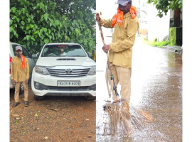 ಪೊರಕೆಯಿಂದ ಪೋರ್ಚುನರ್&zwnj;ವರೆಗೆ: ಪೌರ ಕಾರ್ಮಿಕ ಸೇಸಪ್ಪರ ಪರಿಶ್ರಮದ ಪಯಣ.