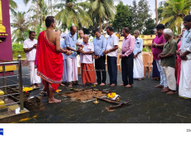 ಸುಜೀರು :ಶ್ರೀ ವೀರ ಹನುಮಾನ್ ಮಂದಿರ(ರಿ) ನೂತನ ಸಭಾಂಗಣಕ್ಕೆ ಭೂಮಿ ಪೂಜೆ.