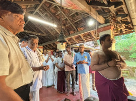 ಪಾವೂರು: ಶ್ರೀ ದುರ್ಗಾಪರಮೇಶ್ವರಿ ದೇವಸ್ಥಾನ. ಜೀರ್ಣೋದ್ಧಾರ ಕಾರ್ಯದ ಯಶಸ್ಸಿಗಾಗಿ ವಿಶೇಷ ಪ್ರಾರ್ಥನೆ.