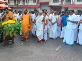 ಪೊಳಲಿ: ಶ್ರೀ ರಾಜರಾಜೇಶ್ವರಿ ದೇವಸ್ಥಾನದಲ್ಲಿ ತೆನೆ ಹಬ್ಬ ಆಚರಣೆ.