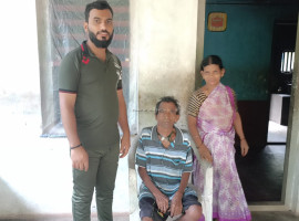 ಅನಾರೋಗ್ಯದಿಂದ ಬಳಲುತ್ತಿರುವ ಬಡ ಕುಟುಂಬಕ್ಕೆ ಆರ್ಥಿಕ ನೆರವು