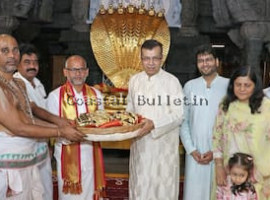 ಐಪಿಎಲ್&zwnj; ಮರು ಆರಂಭ ಬೆನ್ನಲ್ಲೇ ತಿರುಪತಿ ತಿಮ್ಮಪ್ಪನಿಗೆ 5 KG ಚಿನ್ನದ ಆಭರಣ ನೀಡಿದ ಲಕ್ನೋ ಟೀಮ್&zwnj; ಮಾಲೀಕ!