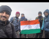 ಹಿಮಶಿಖರದ ಮೇಲೆ ಹೆಮ್ಮೆಯ ತ್ರಿವರ್ಣ ಧ್ವಜ ; ಮೌಂಟ್ ಫುಜಿ ಏರಿದ ಬಂಟ್ವಾಳದ ಕಾರ್ತಿಕ್ ಬಳಗ.